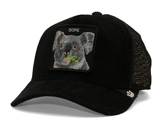 Kšiltovka Goorin - Corduroy Dope - Koala - Black