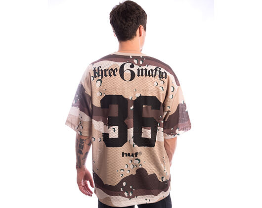 Dres Huf - Three 6 Mafia Football Jersey - Camo