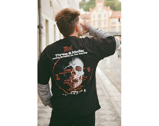 Triko Huf - Mystic Styles Ss T-Shirts - Black