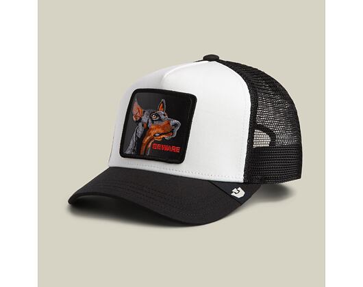 Kšiltovka Goorin - Beware Trucker - Dog - Dust / Black