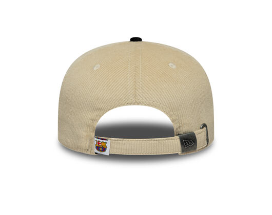 Kšiltovka New Era - Cord 19TWENTY - Barcelona FC - Ivory / Black