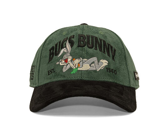 Kšiltovka Capslab - Looney Tunes A-Frame - Bugs Bunny Est. 1940 Suede - Green / Black