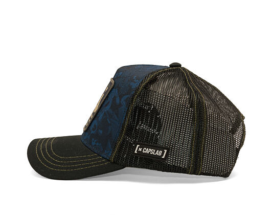 Kšiltovka Capslab - Looney Tunes Trucker - Marvin the Martian Print - Navy / Black