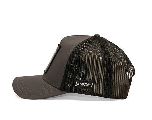 Kšiltovka Capslab - Fast & Furious Trucker - Tokyo Drift - Grey / Black