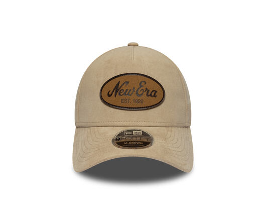 Kšiltovka New Era - Branded Faux Suede 9FORTY M-CROWN - Stone