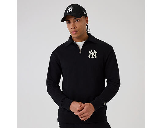 Mikina New Era - MLB Quarter Zip - NY Yankees - Black