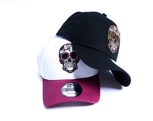 Kšiltovka New Era - Branded Skull Pack 9FORTY - Black / Brown