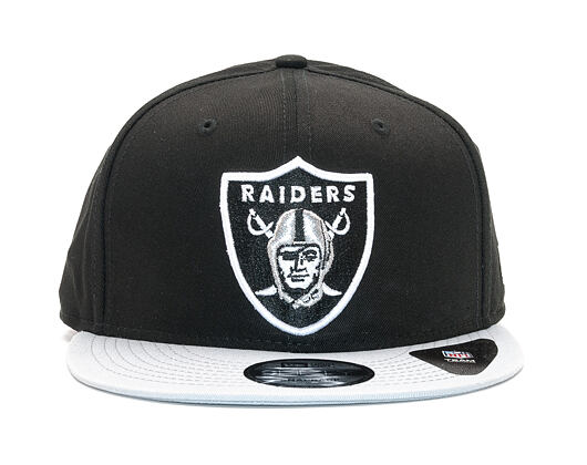 Kšiltovka New Era Cotton Block 3 Oakland Raiders Black/Grey Snapback