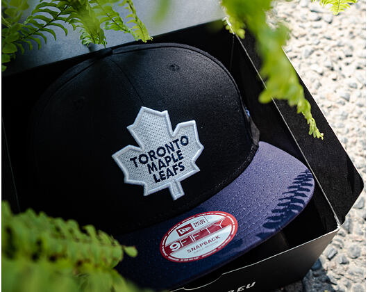 Kšiltovka New Era Cotton Block 3 Toronto Maple Leafs Black Snapback