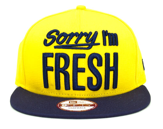 Kšiltovka New Era Sorry Iam Fresh Yellow/Navy Snapback