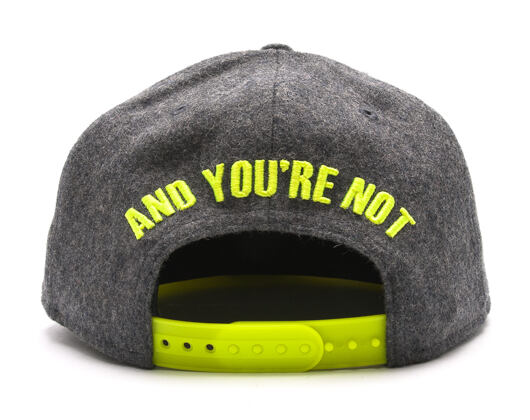 Kšiltovka New Era Sorry I'm Fresh Grey Heather/Neon Snapback