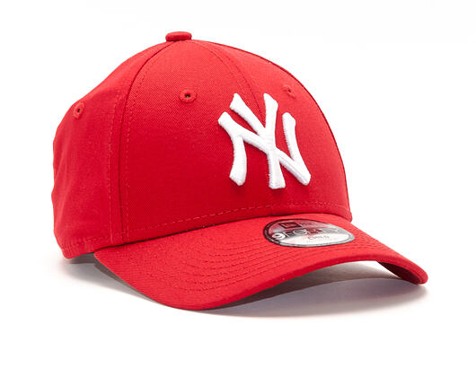 Dětská Kšiltovka New Era - MLB Essential 9FORTY - NY Yankees - Scarlet / White