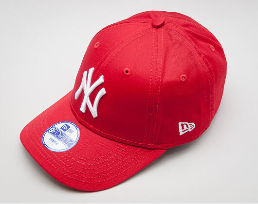 Dětská Kšiltovka New Era League Basic New York Yankees Scarlet/White OLD