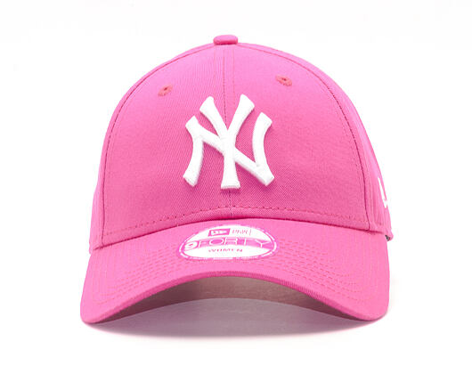 Dámská Kšiltovka New Era Fashion Essential New York Yankees Pink/White 9FORTY Strapback