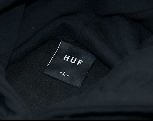Mikina s kapucí HUF Thrasher Classic Hoody Black