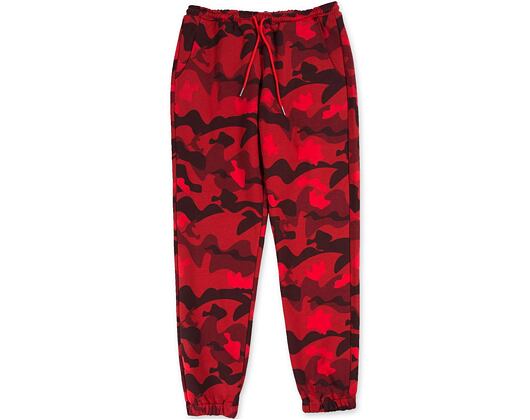 Tepláky Pink Dolphin Camo Red