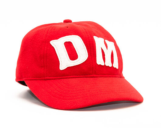 Kšiltovka Pink Dolphin Motorsports 8 Panel Red Fitted
