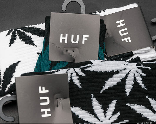 Ponožky HUF Plantlife Crew Black/Green