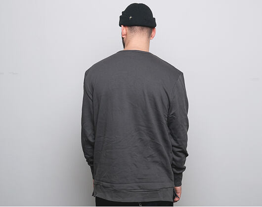 Mikina Pink Dolphin Classic Crewneck Charcoal