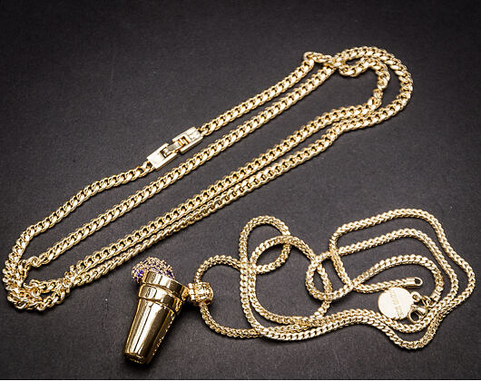 Pozlacený Řetízek King Ice Miami Cuban Curb 14K