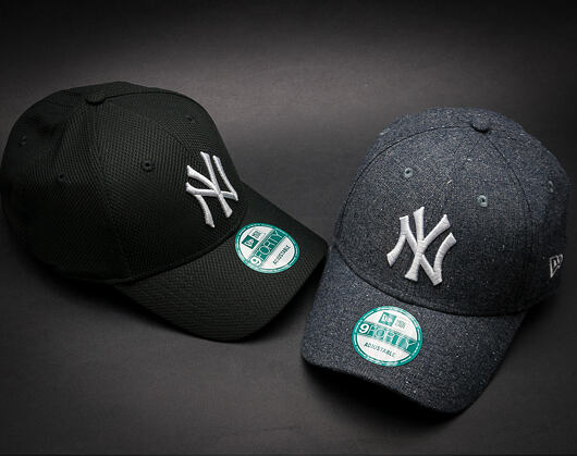 Kšiltovka New Era Wool Fleckle New York Yankees Grey/White Strapback