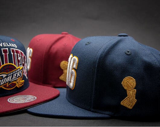 Kšiltovka Mitchell & Ness Championship Cleveland Cavaliers Burgundy Snapback