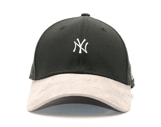 Kšiltovka New Era Suede Viz Mini Logo New York Yankess Black/Gray 39THIRTY Stretchfit