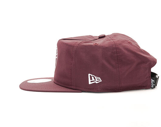 Kšiltovka New Era Taslan Emblem Los Angeles Dodgers Maroon 9FIFTY Clipback