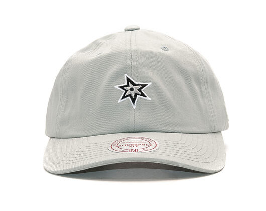 Kšiltovka Mitchell & Ness Elements Dad Hat San Antonio Spurs Grey Strapback