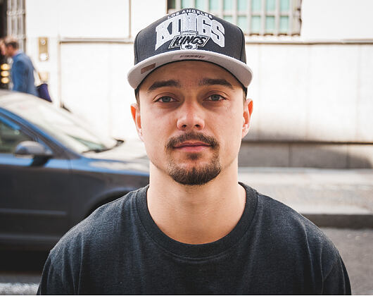 Kšiltovka Mitchell & Ness Team Arch Los Angeles Kings Black/Grey Snapback