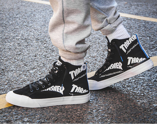 Boty HUF Thrasher Classic Hi Black