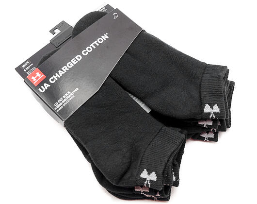 Ponožky Under Armour Charged Cotton Crew 6 pack Black/Grey