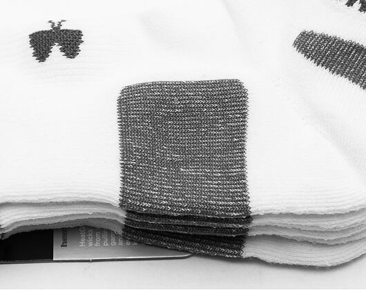 Ponožky Under Armour HeatGear 3 pack No Show White/Black