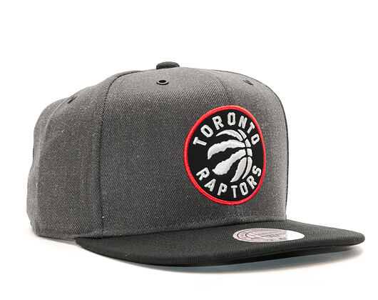 Kšiltovka Mitchell & Ness G3 Logo Toronto Raptors Grey/Black Snapback