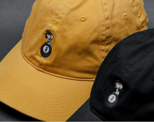 Kšiltovka HUF Peanuts Spike 8 Ball Curve Brim Gold Strapback