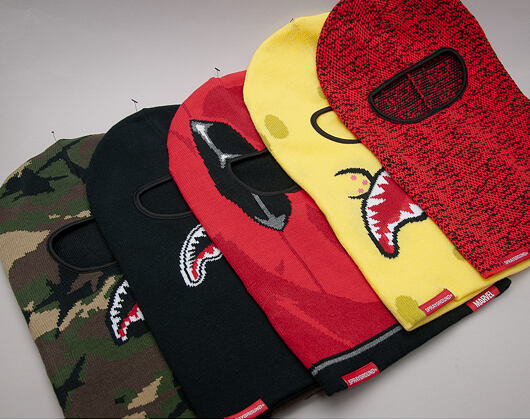 Kukla Sprayground Spongebob Shark Mouth Ski Mask Yellow