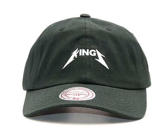 Kšiltovka Mitchell & Ness Rock Font Dad Hat Sacramento Kings Black Strapback