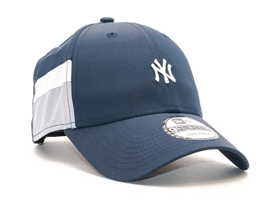 Kšiltovka New Era Side Block Curve New York Yankees 9FORTY Navy/Grey Strapback
