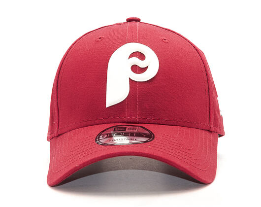 Kšiltovka New Era Flock Logo Philadelphia Phillies 9FORTY Carmine Snapback