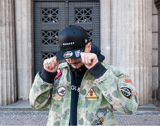 Kšiltovka New Era Mini Logo Snap Oakland Raiders 9FIFTY Black Snapback