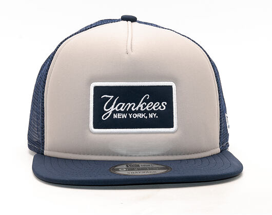 Kšiltovka New Era Emblem Foam Snap New York Yankees Gray/Navy 9FIFTY Snapback