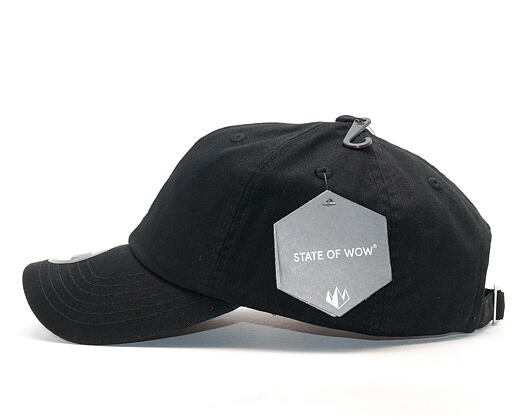 Kšiltovka State of WOW Echo Soft Baseball Cap Black/White Strapback
