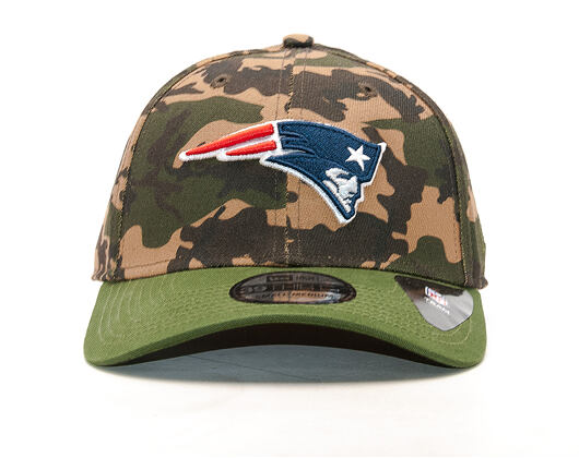 Kšiltovka New Era Camo Team Stretch New England Patriots 39THIRTY Woodland Camo/Official Team Color