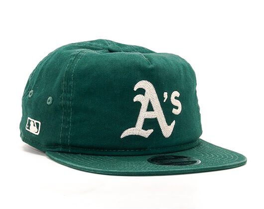 Kšiltovka New Era Chain Stitch Oakland Athletics 9FIFTY Dark Green Snapback