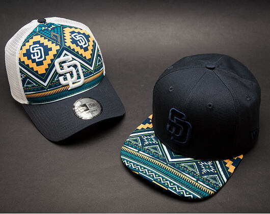 Kšiltovka New Era West Coast Visor Print San Diego Padres 9FIFTY Navy Snapback