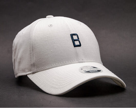 Dámská Kšiltovka New Era Linen Small Logo Brooklyn Dodgers 9FORTY White Strapback