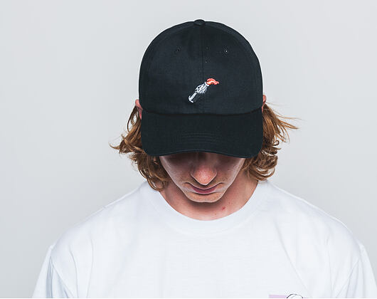 Kšiltovka HUF Apparel Cap Cocktail Hour Curved Visor 6 Panel Black Strapback