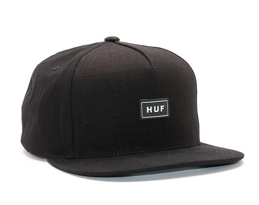 Kšiltovka HUF Apparel Cap Bar Logo Black Snapback
