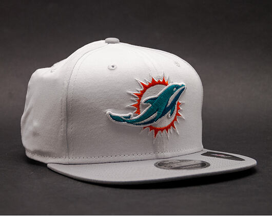 Kšiltovka New Era Contrast Crown Miami Dolphins 9FIFTY White/Gray Snapback
