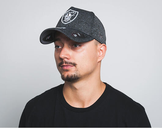 Kšiltovka New Era Jersey Tech A-Frame Oakland Raiders 9FORTY Grey Heather/White Snapback